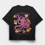 Shopping Octopus Humor, Tricou Oversize Barbati (Unisex)