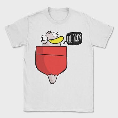 Funny Duck In A Pocket, Tricou Barbati (Unisex)