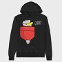 Funny Duck In A Pocket, Hanorac Oversize Barbati (Unisex)