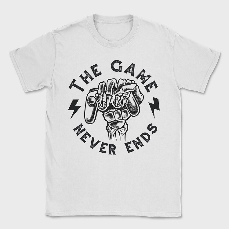 Funny Gaming Quote Skeleton Hand, Tricou Barbati (Unisex)