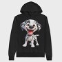 Happy Dalmatian Smile, Hanorac Oversize Barbati (Unisex)