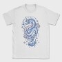 Floral Asian Dragon, Tricou Barbati (Unisex)