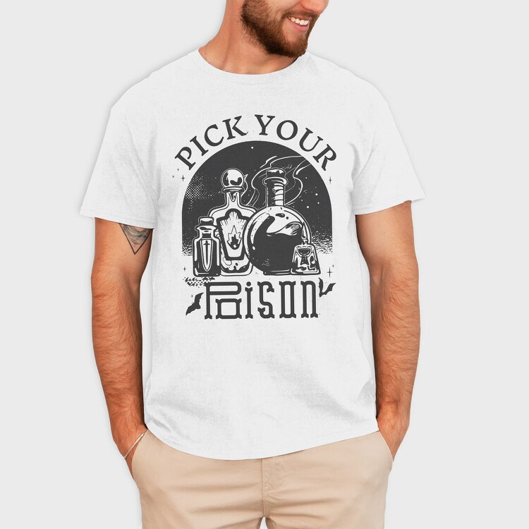 Pick Your Poison Halloween, Tricou Barbati (Unisex)
