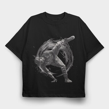 Breakdance Dynamic, Tricou Oversize Barbati (Unisex)