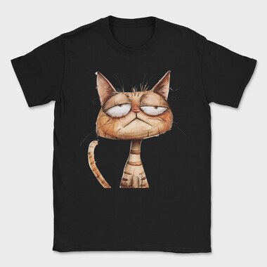 Grumpy Cat Face, Tricou Barbati (Unisex)