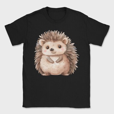 Hedgehog Cuddly Boho, Tricou Barbati (Unisex)