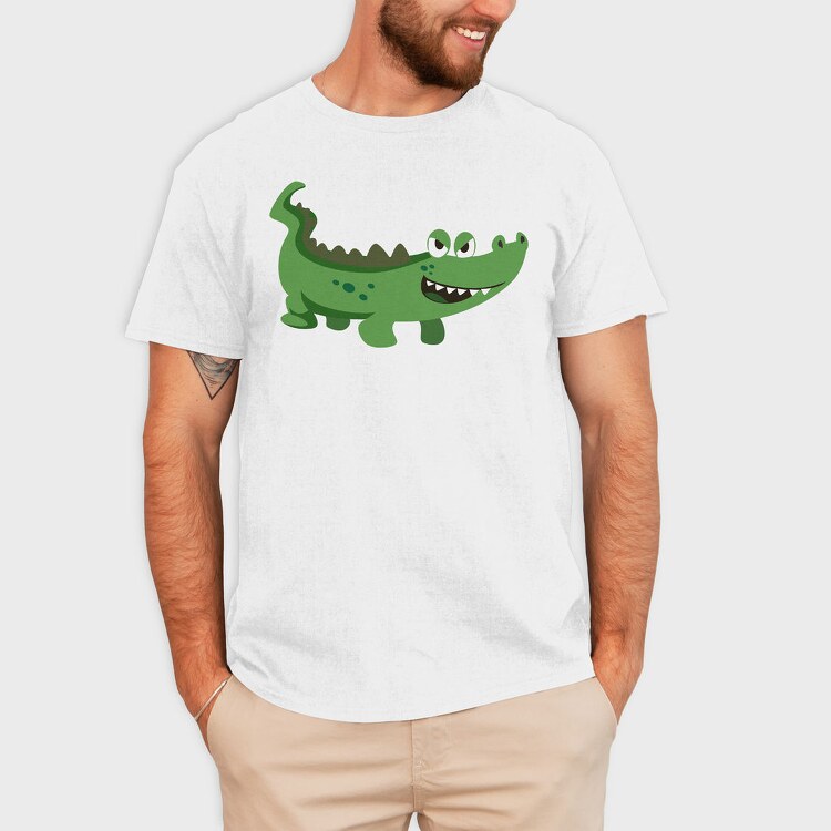 Crocodile Grin, Tricou Barbati (Unisex)