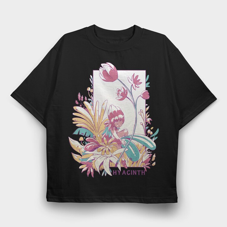 Fantasy Fairy Flowers Fairycore, Tricou Oversize Barbati (Unisex)