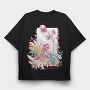 Fantasy Fairy Flowers Fairycore, Tricou Oversize Barbati (Unisex)
