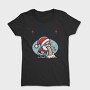Funny Drunk Santa Claus On Christmas, Tricou Femei