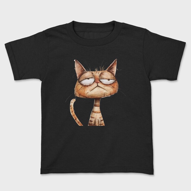 Grumpy Cat Face, Tricou Copii