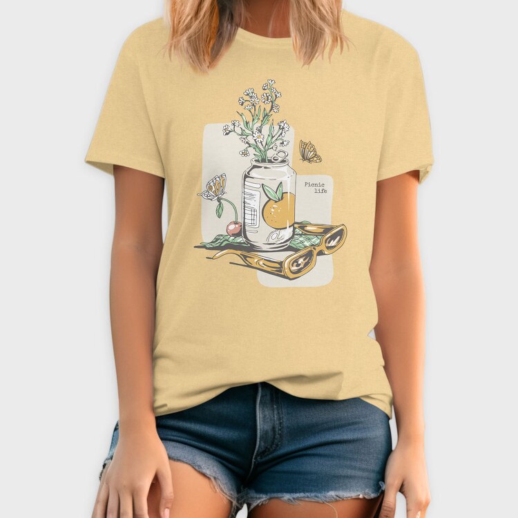 Picnic Life Spring, Tricou Barbati (Unisex)