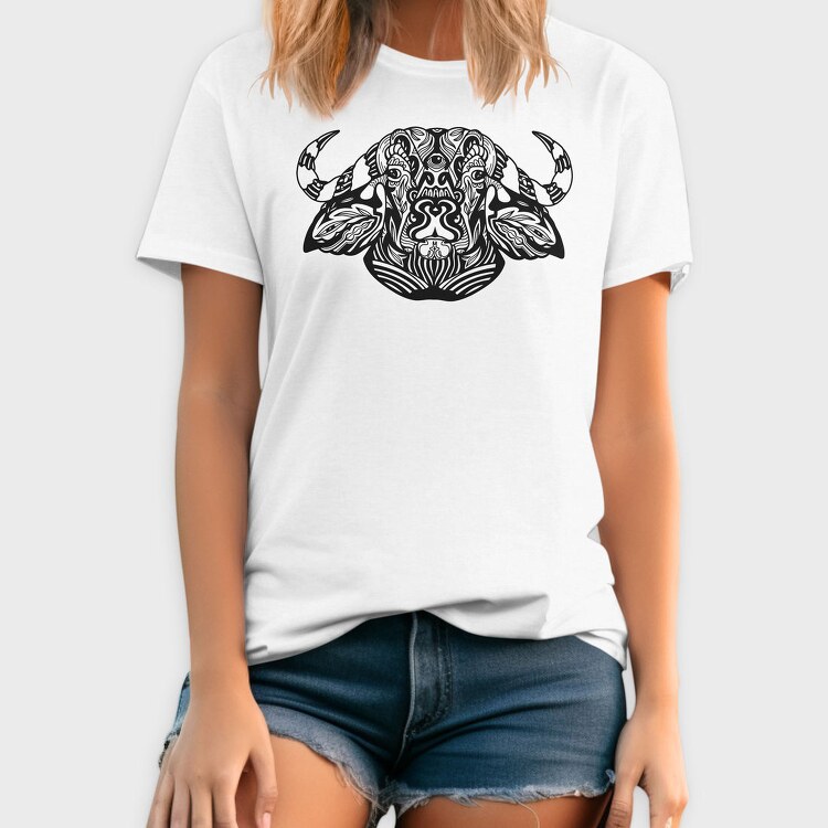 Tribal Ox, Tricou Barbati (Unisex)