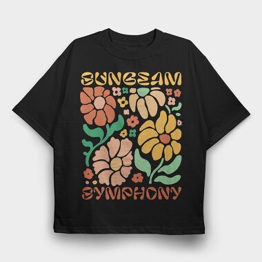 Sunbeam Symphony Spring, Tricou Oversize Barbati (Unisex)
