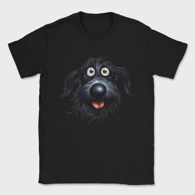 Black Dog Smile, Tricou Barbati (Unisex)