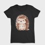 Hedgehog Cute Animal, Tricou Femei