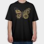Sunflower Butterfly, Tricou Oversize Barbati (Unisex)