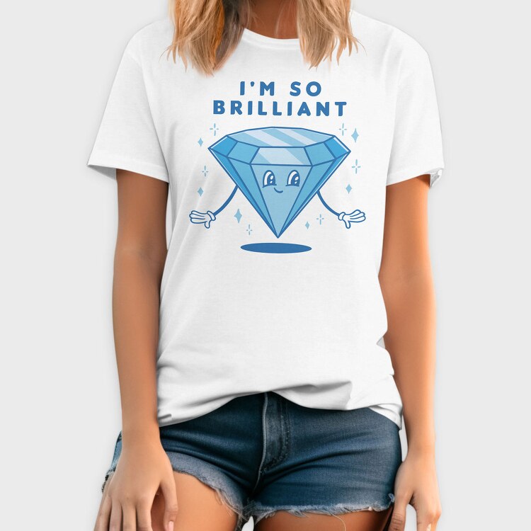 Brilliant Diamond I M So Brilliant Nc, Tricou Barbati (Unisex)