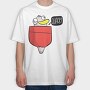 Funny Duck In A Pocket, Tricou Oversize Barbati (Unisex)