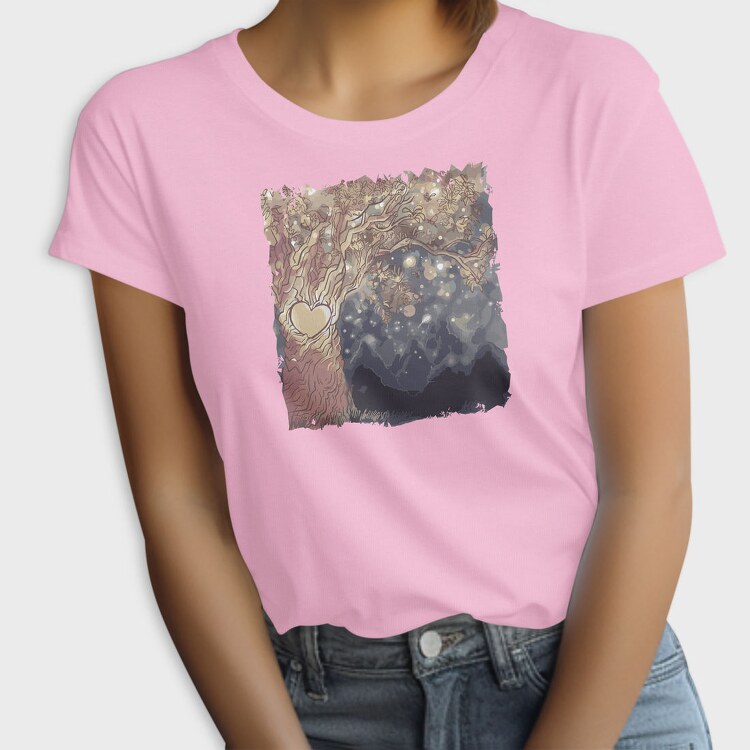 Fantasy Tree Heart, Tricou Femei
