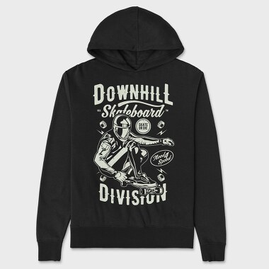 Downhill Skateboard Division, Hanorac Oversize Barbati (Unisex)