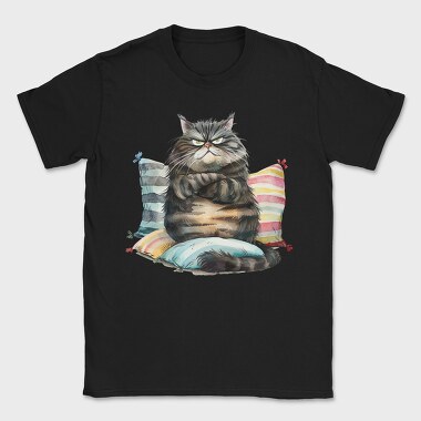 Grumpy Cat Pillow, Tricou Barbati (Unisex)