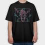 Girl 80 S, Tricou Oversize Barbati (Unisex)