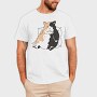 Fat Cat Resting, Tricou Barbati (Unisex)