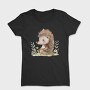 Hedgehog Flower Friends, Tricou Femei