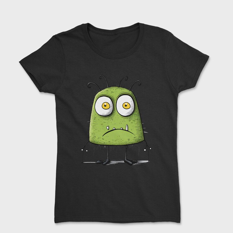Green Monster Face, Tricou Femei