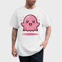 Bubbly Pink Ghost, Tricou Barbati (Unisex)