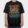Husband Dad Programmer, Tricou Oversize Barbati (Unisex)