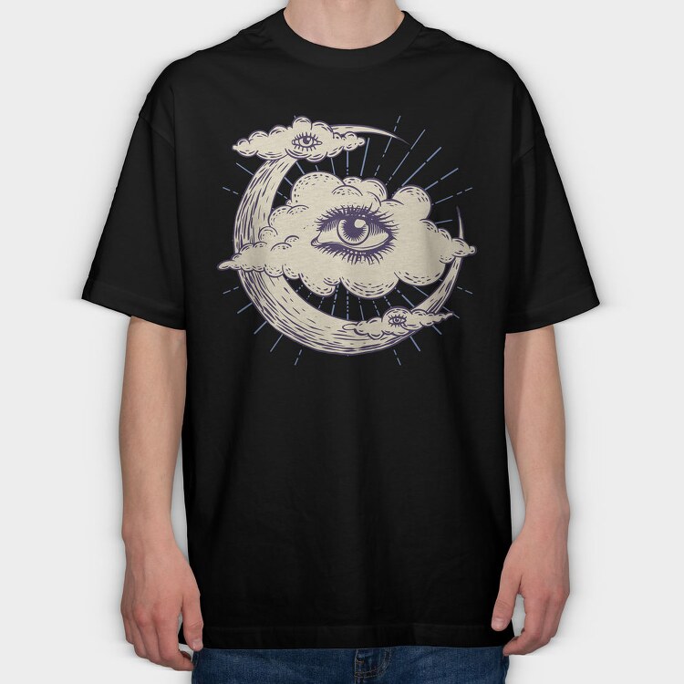 Cloud Eye Whimsigoth, Tricou Oversize Barbati (Unisex)