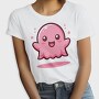 Bubbly Pink Ghost, Tricou Femei