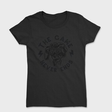 Funny Gaming Quote Skeleton Hand, Tricou Femei