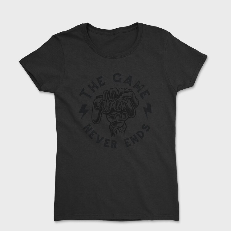 Funny Gaming Quote Skeleton Hand, Tricou Femei