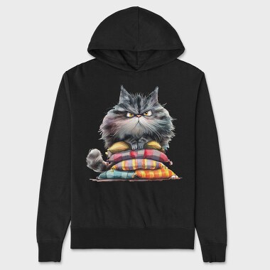 Grumpy Cat Pillows, Hanorac Oversize Barbati (Unisex)