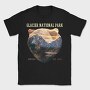 Glacier National Park Bear Lanscape, Tricou Barbati (Unisex)
