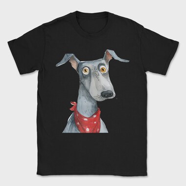 Greyhound Bandana, Tricou Barbati (Unisex)