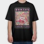 Trippy Santa Sho, Tricou Oversize Barbati (Unisex)