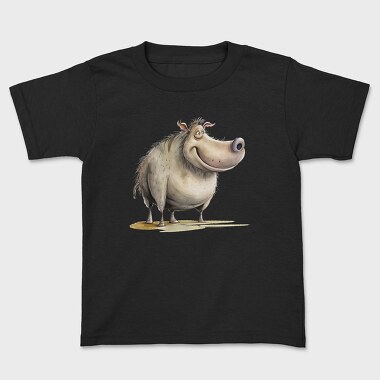 Happy Hippo Smiles Up, Tricou Copii