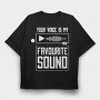 Favorite Sound, Tricou Oversize Barbati (Unisex)