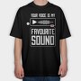 Favorite Sound, Tricou Oversize Barbati (Unisex)