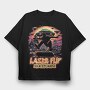 Trippy Skateboard Ufo Laserflip Skate, Tricou Oversize Barbati (Unisex)