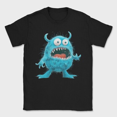 Blue Monster Smile, Tricou Barbati (Unisex)