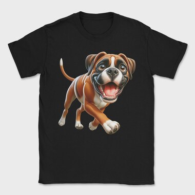 Boxer Smiling Face, Tricou Barbati (Unisex)