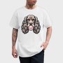 Cocker Spaniel Chewing Gum, Tricou Barbati (Unisex)