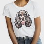 Cocker Spaniel Chewing Gum, Tricou Femei