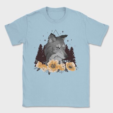 Floral Wolf Mug, Tricou Barbati (Unisex)