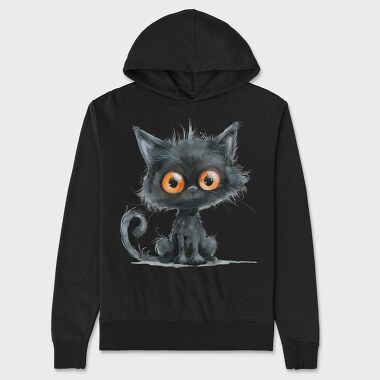 Black Kitty Eyes, Hanorac Oversize Barbati (Unisex)